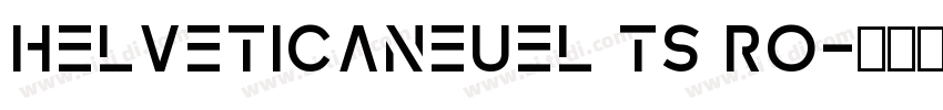 HelveticaNeuel TS Ro字体转换